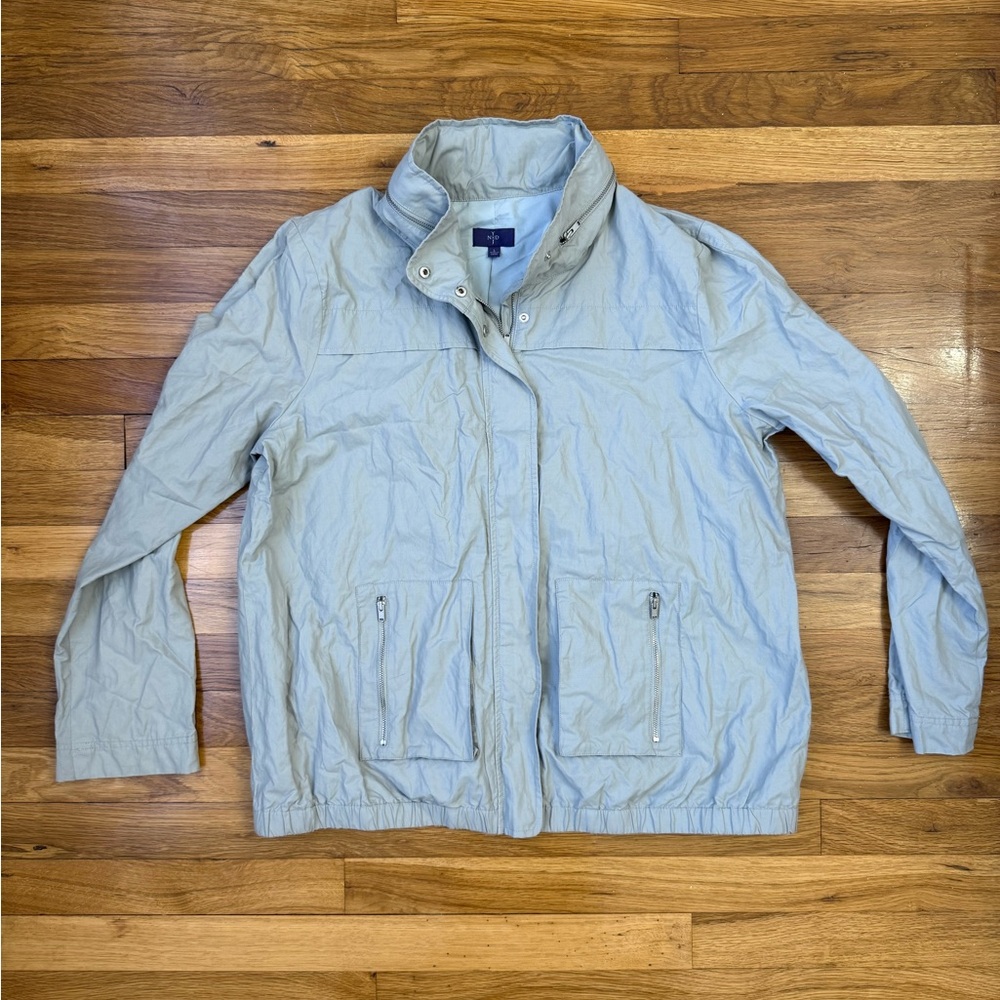 NYDJ Light Gray Utility Jacket